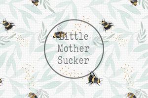 BIO Jersey "Bumble Bees" white 0,5 m