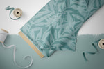 Lade das Bild in den Galerie-Viewer, BIO Jersey &quot;Basic Fronds&quot; dark teal 0,5 m
