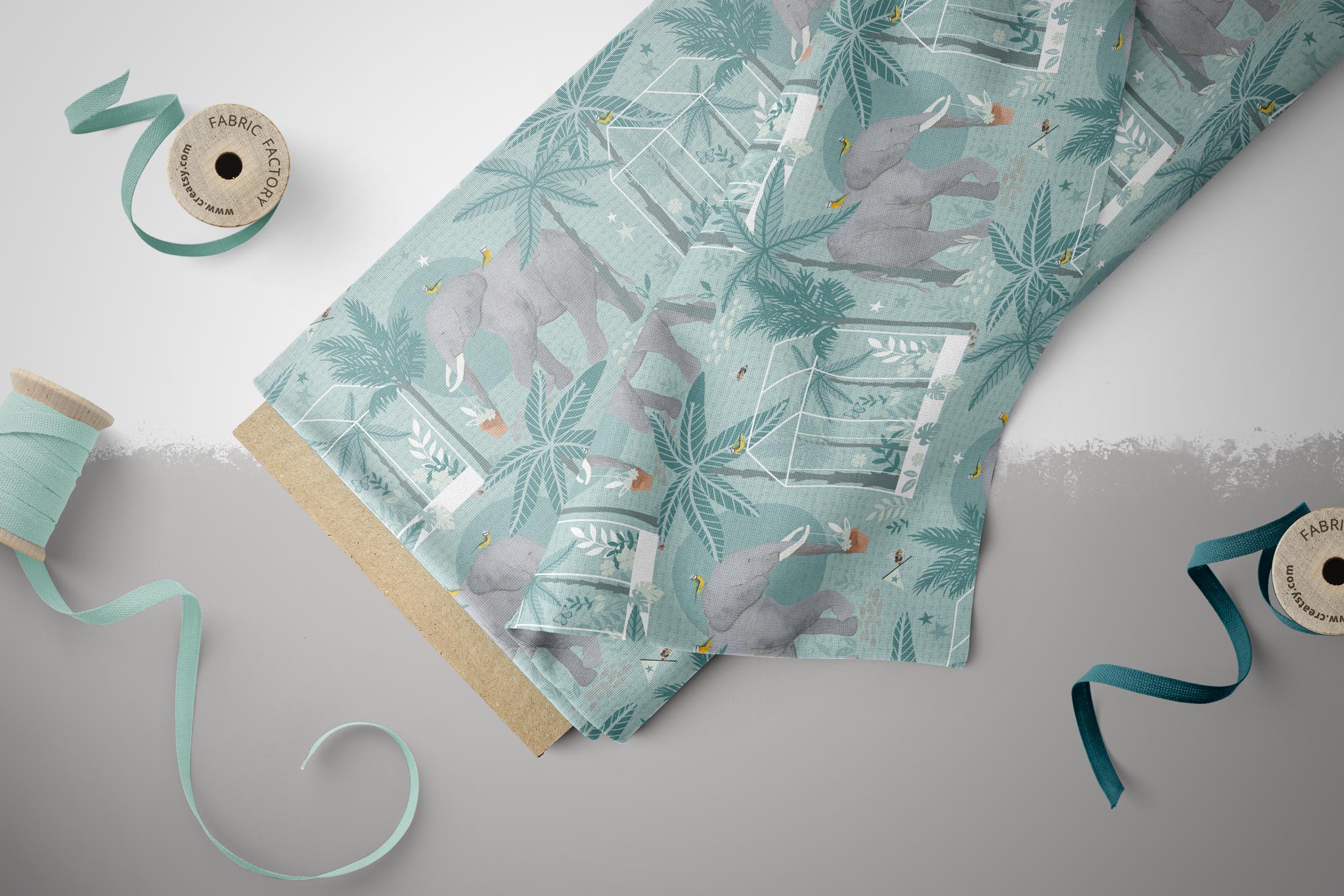 BIO Jersey "Go Green" teal 0,5 m