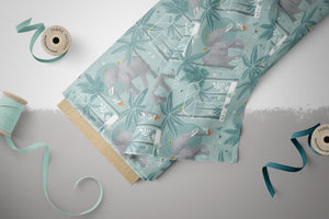 BIO Jersey "Go Green" teal 0,5 m