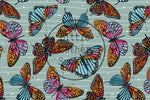 Lade das Bild in den Galerie-Viewer, BIO Jersey &quot;Königsfalter&quot; peppermint 0,5 m
