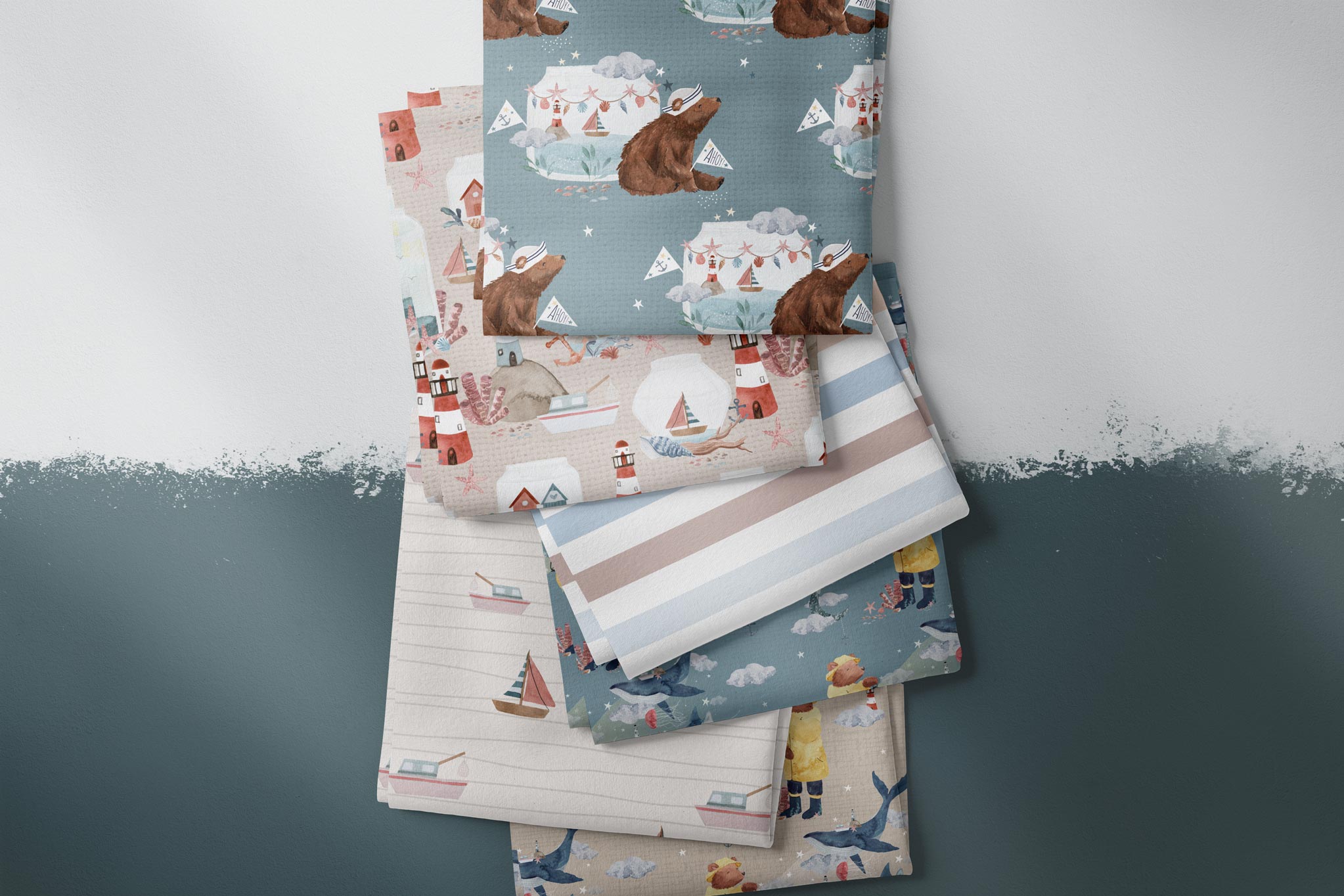 Lycra "Marine Dreams" COLLECTION 0,5m Lager