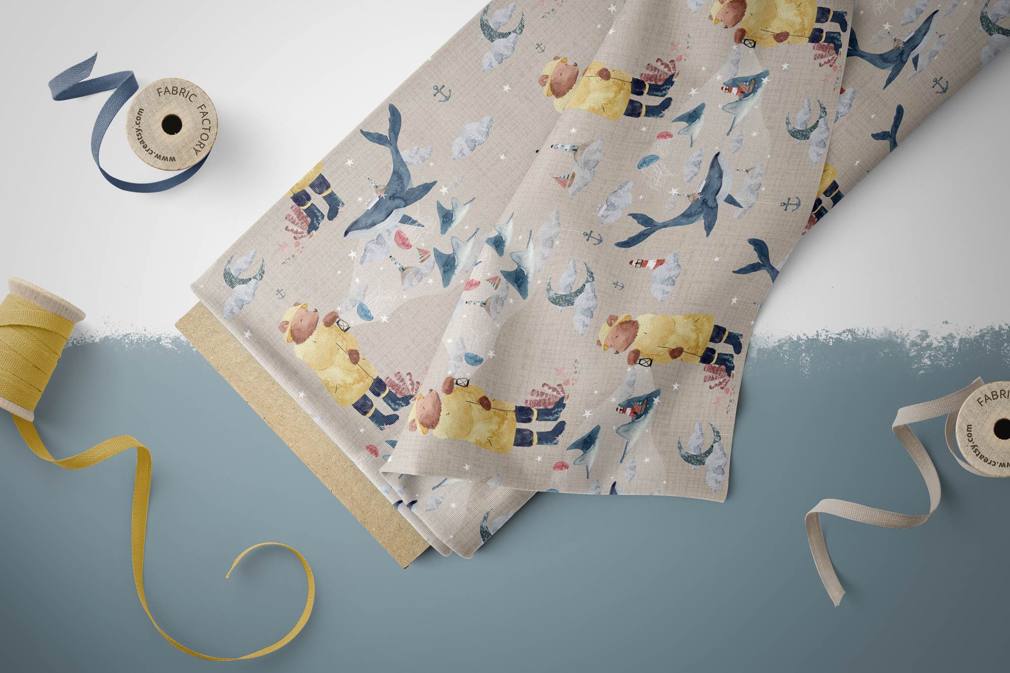 Lycra "Marine Dreams" COLLECTION 0,5m Lager