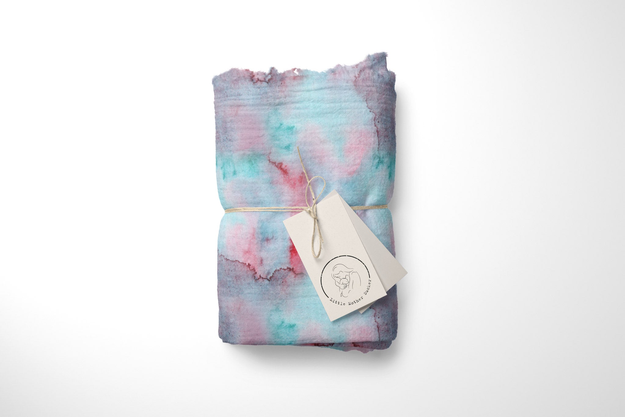 Musselin "Miami Rain" Watercolor berry 0,5 m