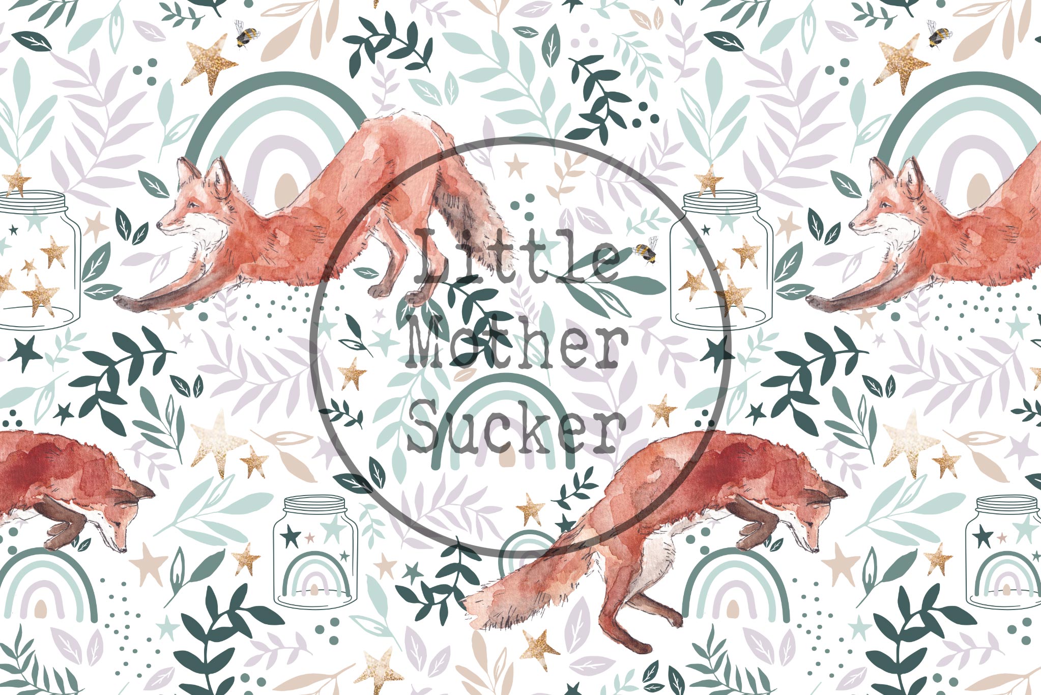 BIO Musselin "Over the Rainbow" white 0,5 m