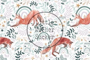 BIO Musselin "Over the Rainbow" white 0,5 m