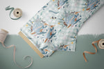 Lade das Bild in den Galerie-Viewer, BIO French Terry &quot;Save our planet&quot; gingham 0,5 m
