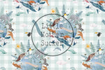 Lade das Bild in den Galerie-Viewer, BIO French Terry &quot;Save our planet&quot; gingham 0,5 m
