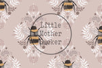 Lade das Bild in den Galerie-Viewer, BIO French Terry &quot;Thea Bee&quot; quartz 0,5 m
