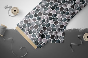 Lycra "Watercolor Honeycombs" COLLECTION