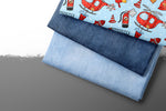 Lade das Bild in den Galerie-Viewer, Premium BIO French Terry &quot;Jeansoptik&quot; true denim 0,5 m
