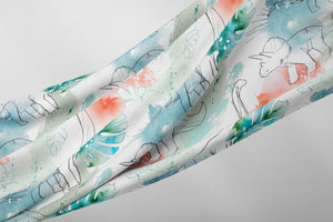 BIO Baumwoll Satin "Jules Dinos" 0,5 m