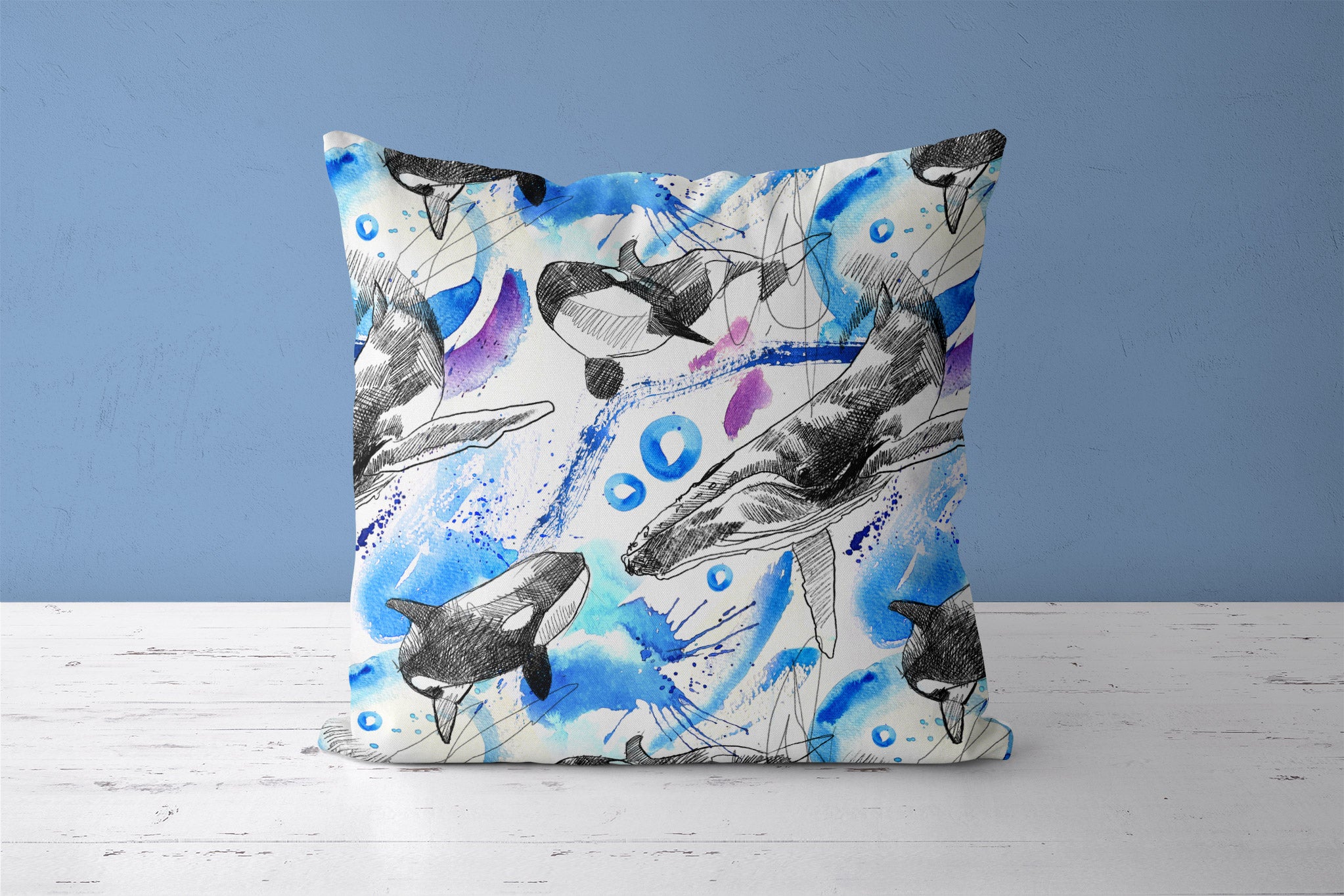Kissenbezug "Jules Whales"