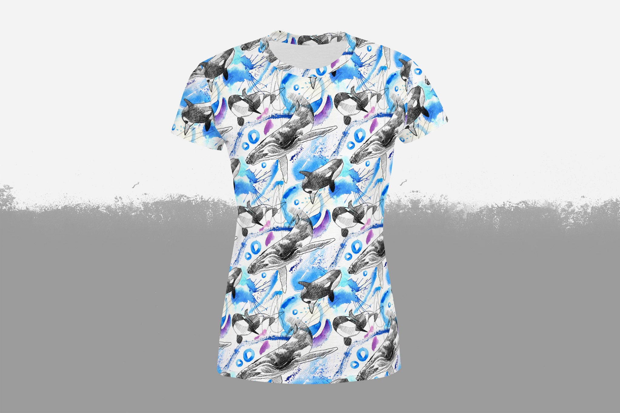 Shirt Damen "Jules Whales"