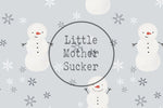 Lade das Bild in den Galerie-Viewer, Premium Wintersweat &quot;Let it snow&quot; ice 0,5 m ABVERKAUF
