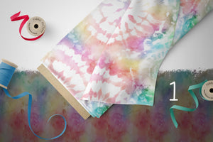 Lycra "Tie Dye" watercolor COLLECTION