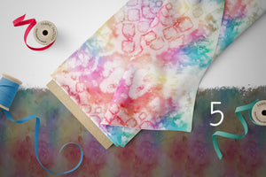 Lycra "Tie Dye" watercolor COLLECTION