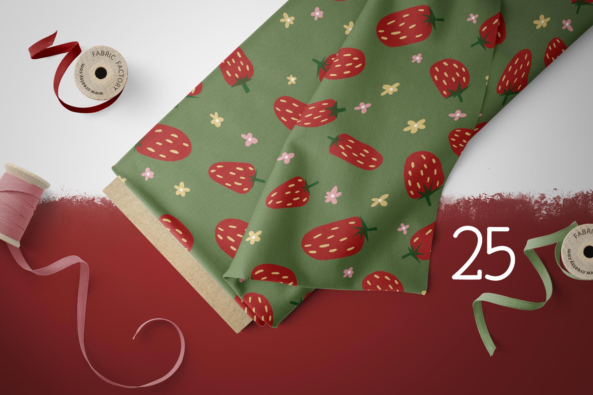 Lycra "Strawberry Patch" COLLECTION
