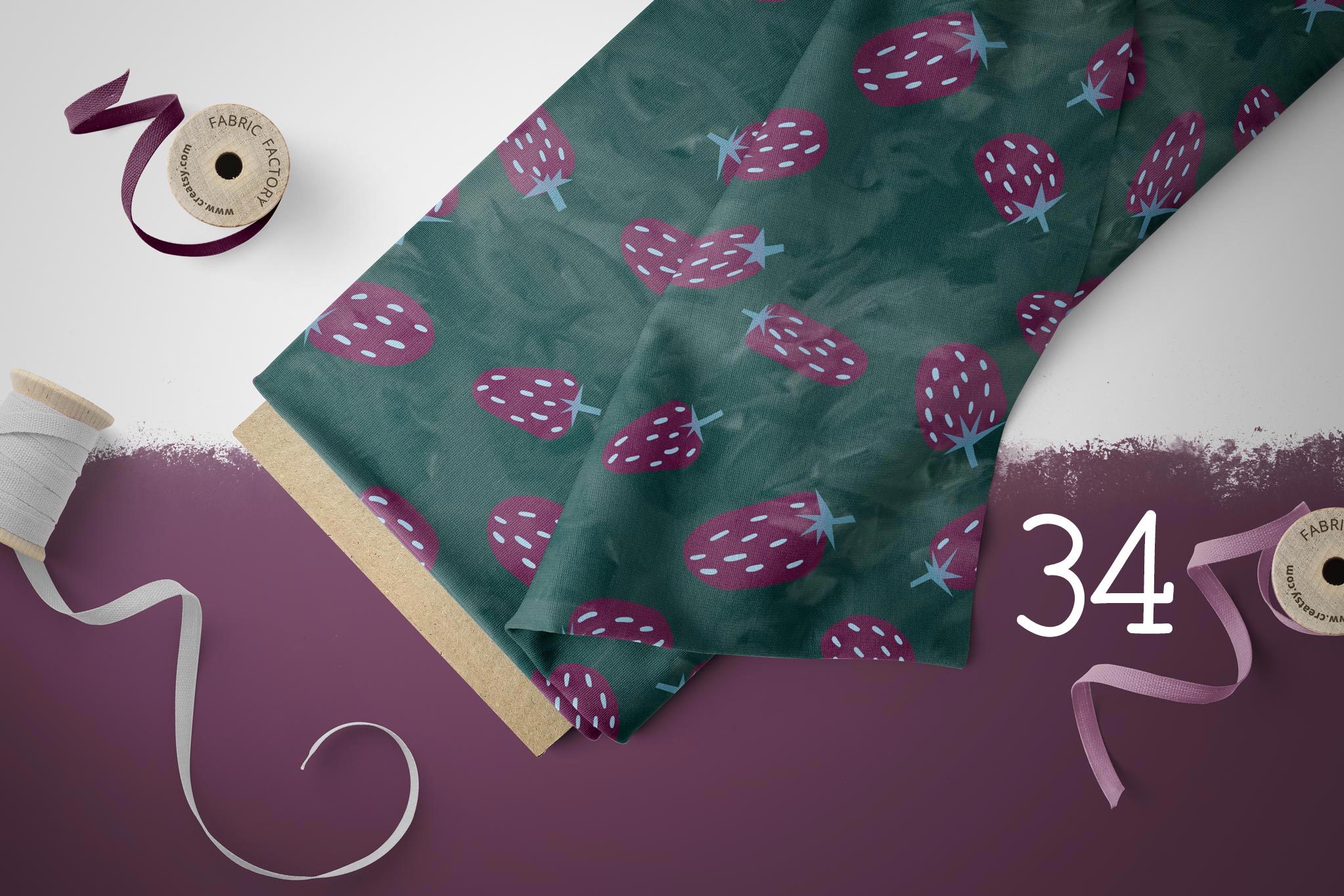 Lycra "Strawberry Patch" COLLECTION