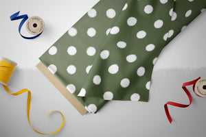 BIO French Terry "Basic Rainy Dots" COLLECTION
