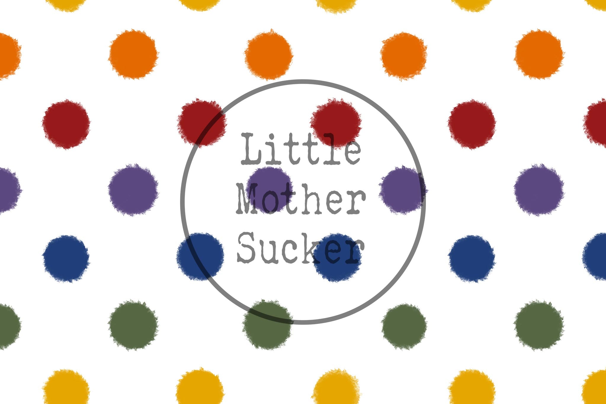 BIO French Terry "Basic Rainy Dots" COLLECTION