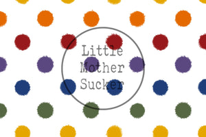 BIO French Terry "Basic Rainy Dots" COLLECTION