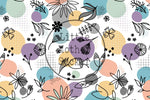 Lade das Bild in den Galerie-Viewer, Lycra &quot;Flower Meadows&quot; purple COLLECTION
