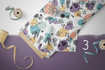 Lade das Bild in den Galerie-Viewer, Lycra &quot;Flower Meadows&quot; purple COLLECTION
