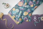 Lade das Bild in den Galerie-Viewer, Lycra &quot;Flower Meadows&quot; purple COLLECTION
