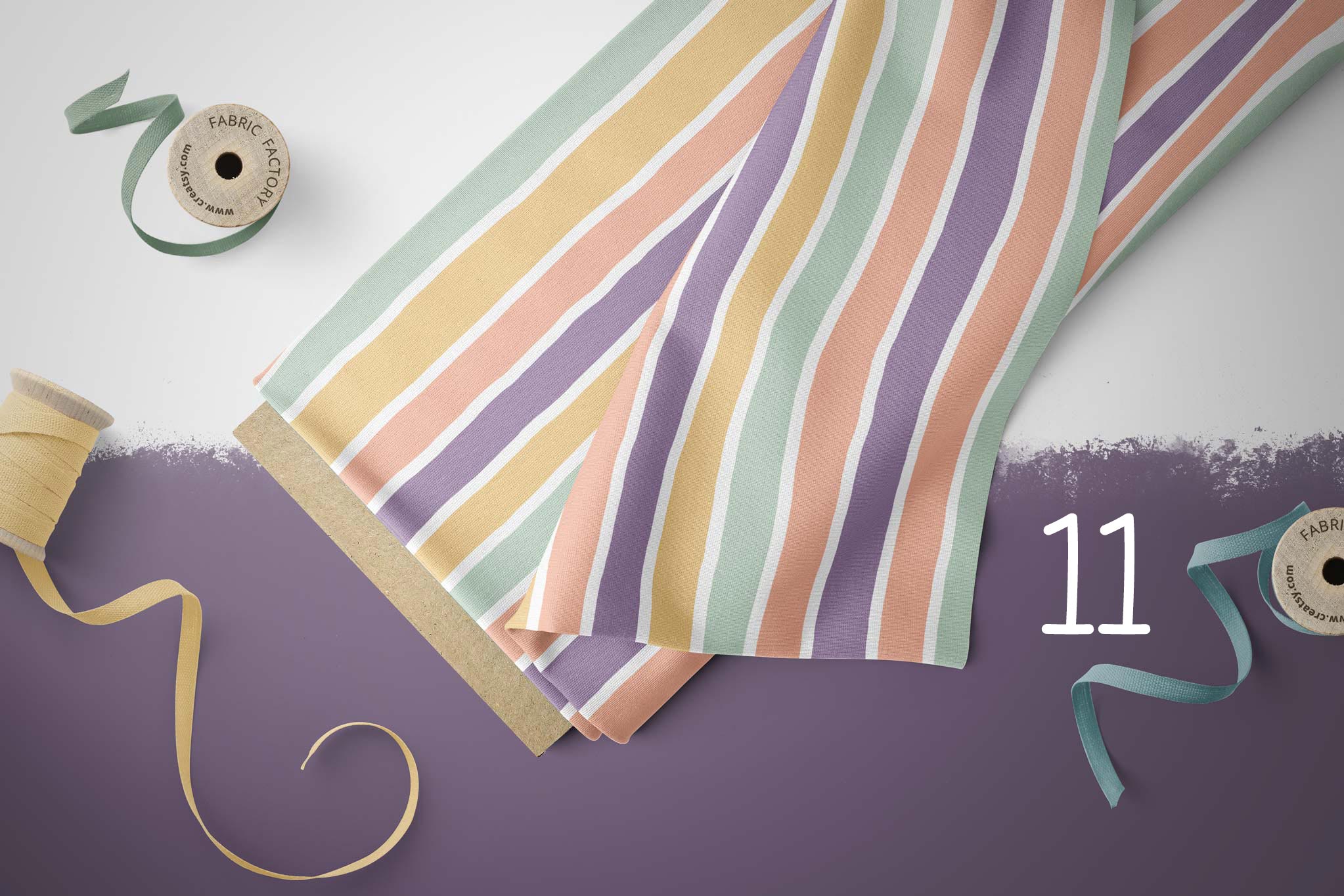 Lycra "Flower Meadows" purple COLLECTION