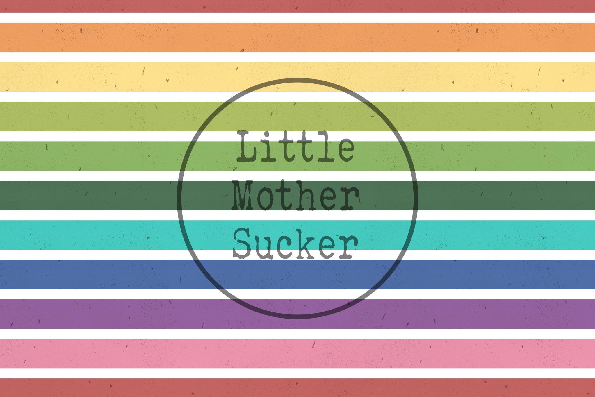 Shirt Unisex "Salted Rainbow Stripes" light