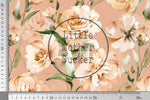 Lade das Bild in den Galerie-Viewer, Premium BIO Jersey &quot;Garden Flowers&quot; 01 peach 0,5 m
