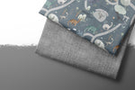 Lade das Bild in den Galerie-Viewer, Premium BIO French Terry &quot;Beautiful Burlap&quot; Schiefer 0,5 m
