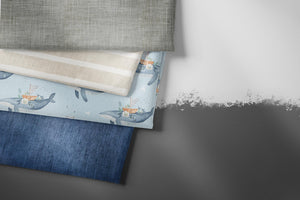 Premium BIO French Terry "Jeansoptik" true denim 0,5 m