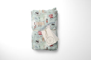 BIO Musselin "London" mint 0,5 m
