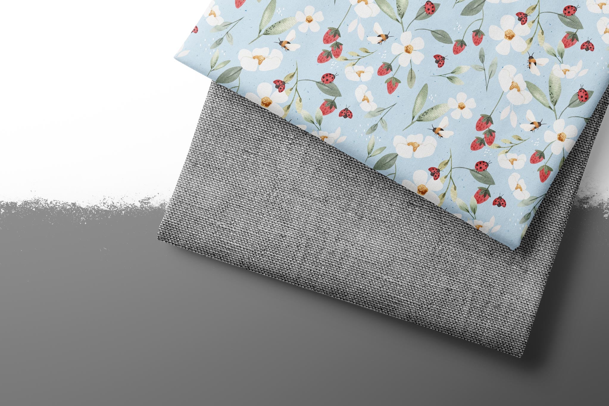 Premium BIO French Terry "Beautiful Burlap" Schiefer 0,5 m