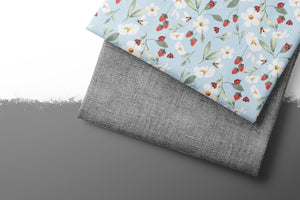 Premium BIO French Terry "Beautiful Burlap" Schiefer 0,5 m