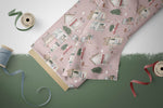 Lade das Bild in den Galerie-Viewer, BIO French Terry &quot;Vorweihnachtszeit&quot; blush 0,5 m

