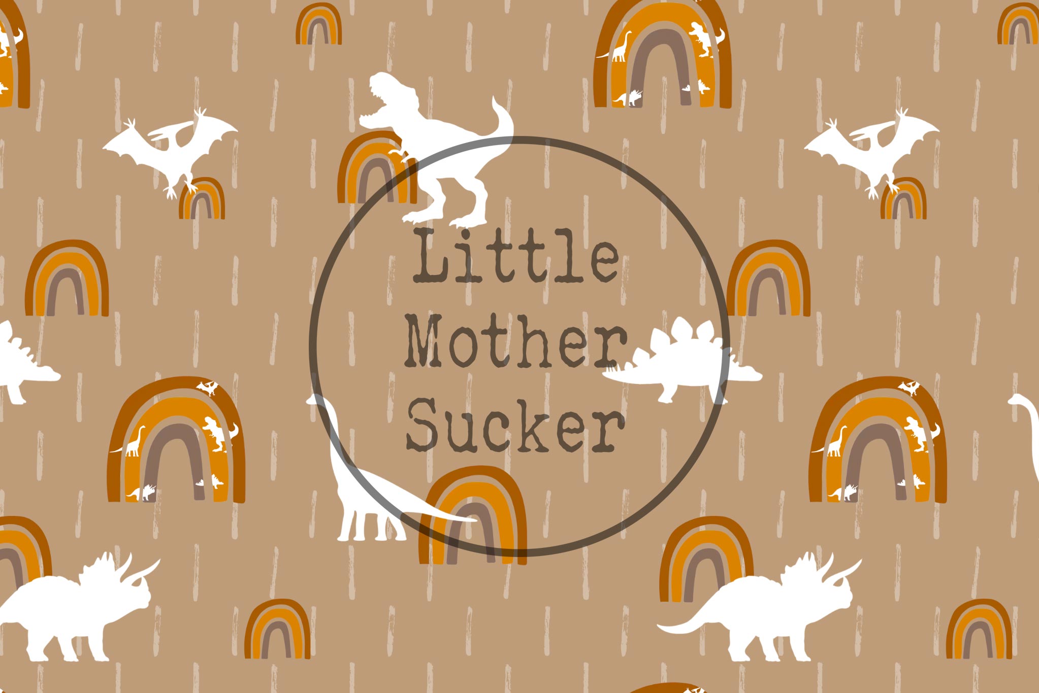 Lycra "Maries Dinos" Ocker COLLECTION