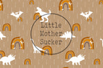 Lade das Bild in den Galerie-Viewer, Lycra &quot;Maries Dinos&quot; Ocker COLLECTION
