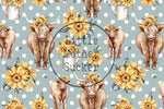 Lade das Bild in den Galerie-Viewer, Softshell Classic "Sunflower Highland Cows" COLLECTION
