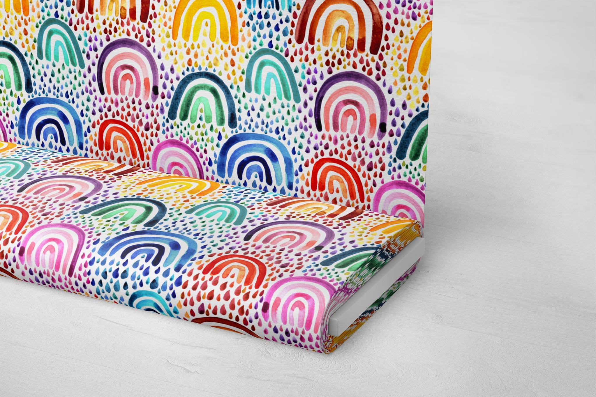 Premium BIO Jersey "Rainy Rainbows" 0,5 m