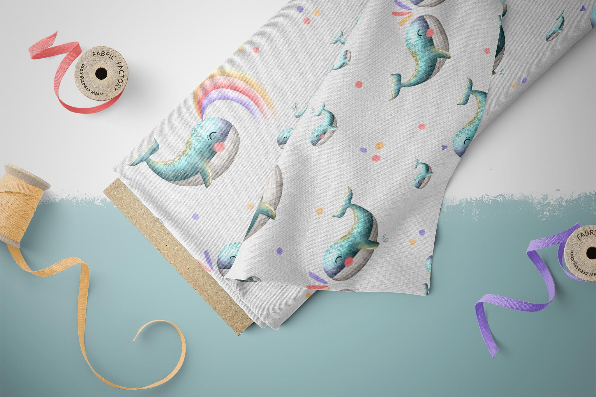 Design "Whale Love" COLLECTION 0,5 m