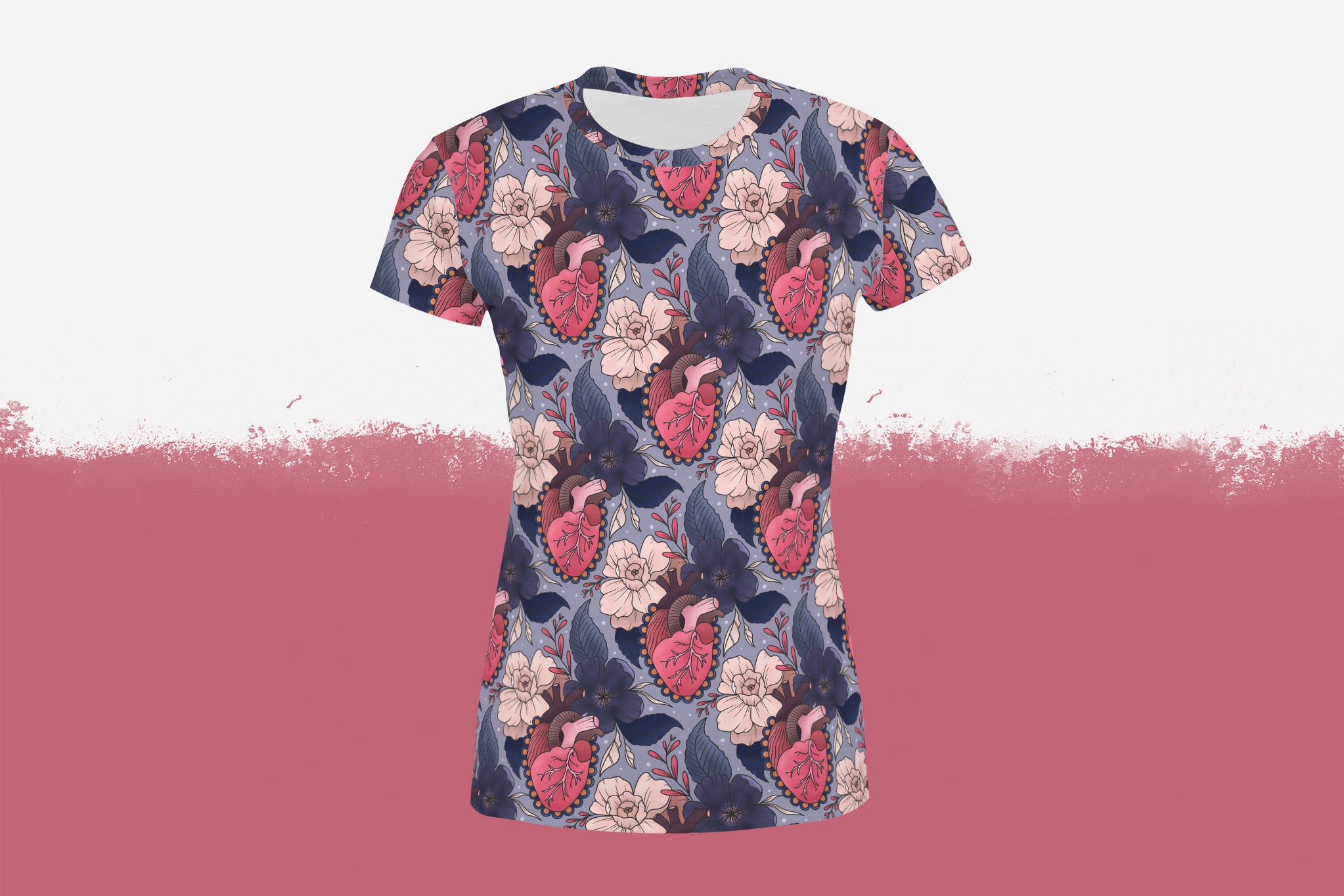 Shirt Damen "Saranghaeyo" amethyst