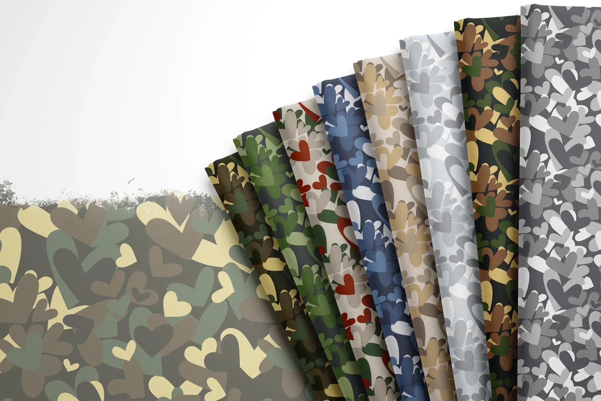 Lycra "Camo Hearts" COLLECTION