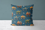 Lade das Bild in den Galerie-Viewer, Kissenbezug &quot;Monstertrucks&quot; blue
