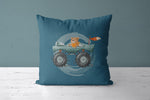 Lade das Bild in den Galerie-Viewer, Kissenbezug &quot;Monstertrucks&quot; blue
