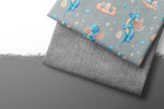 Lade das Bild in den Galerie-Viewer, Premium BIO French Terry &quot;Beautiful Burlap&quot; Schiefer 0,5 m
