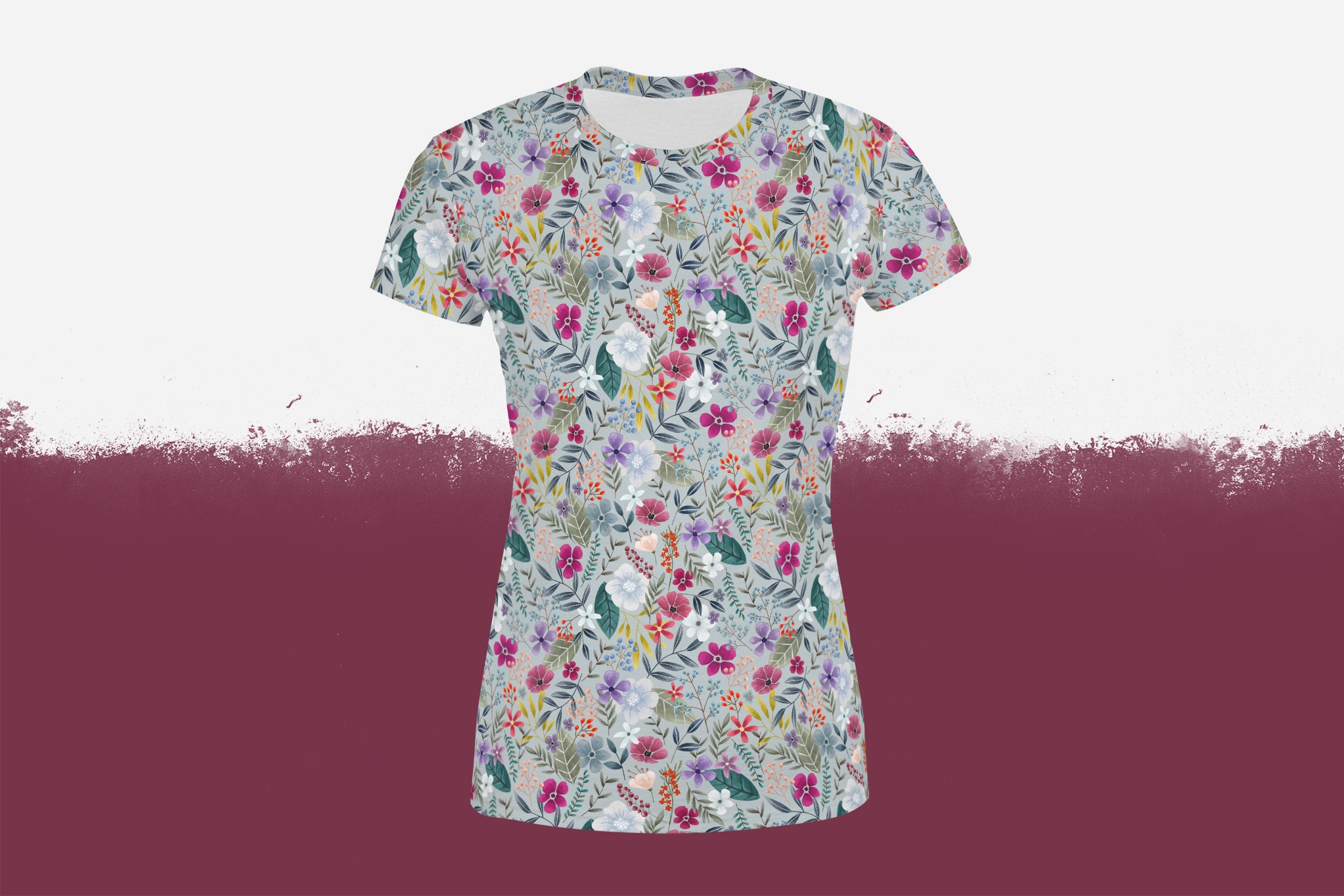 Shirt Damen "Vibrant Blooms"