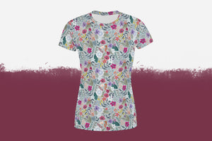 Shirt Damen "Vibrant Blooms"